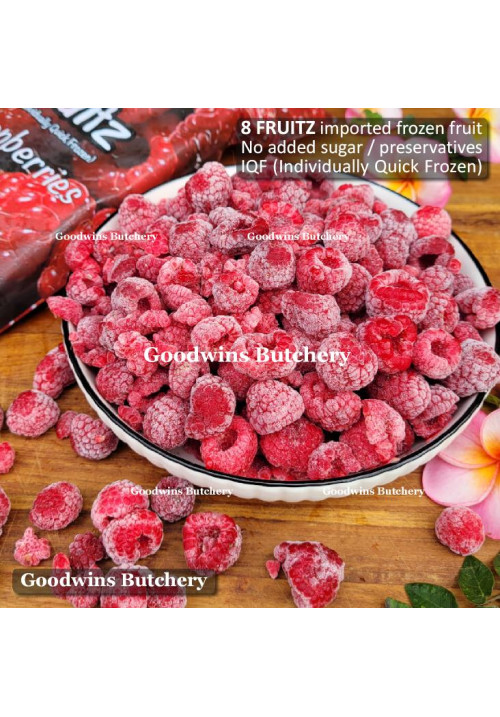 8Fruitz IQF frozen fruit RASPBERRY 8 Fruitz 500g